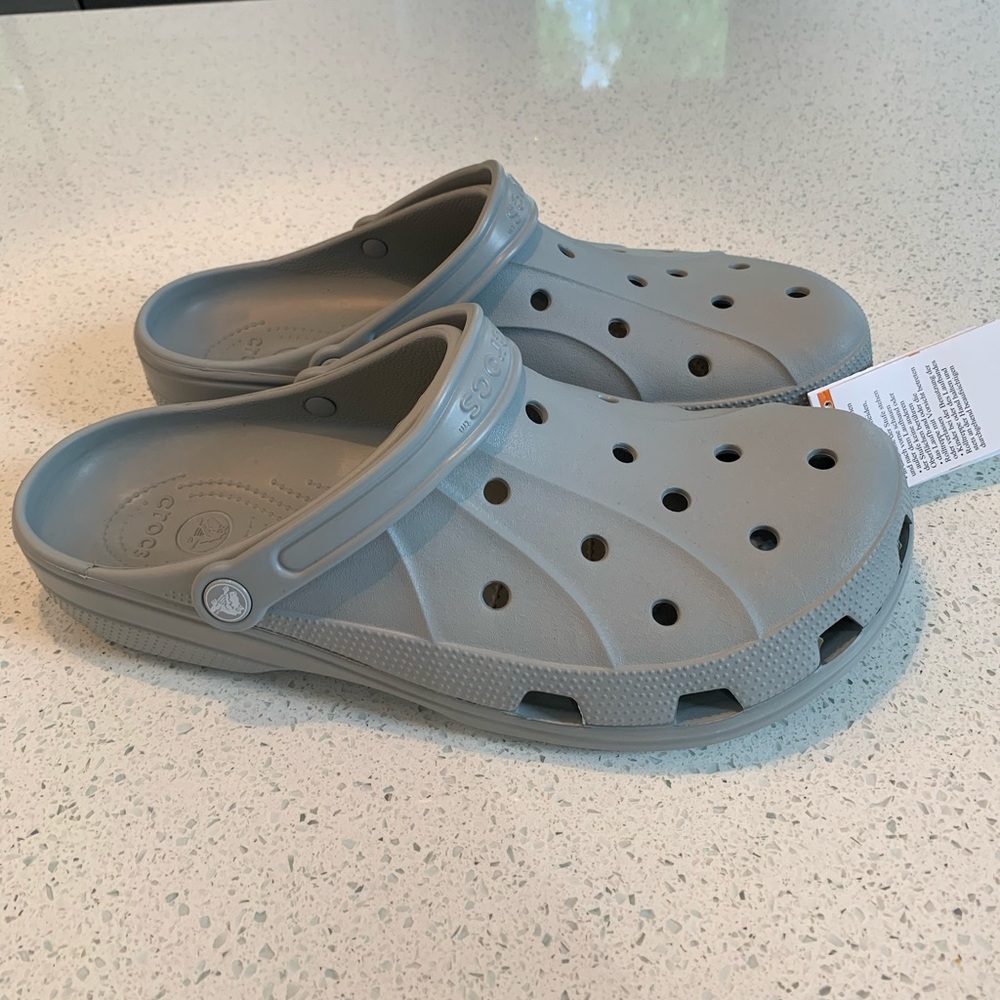 CROCS Ralen Clogs Gray 15907-007 Men's Size 13 NWT